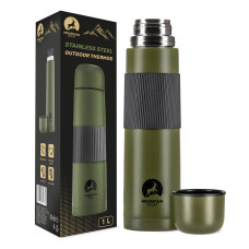 Termos turystyczny Mountain Goat do kawy i herbaty 1 litr zielony