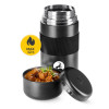 Termos obiadowy Mountain Goat ze stali nierdzewnej 1 litr czarny