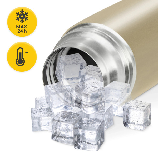 Termos obiadowy Mountain Goat ze stali nierdzewnej 1 litr złoty