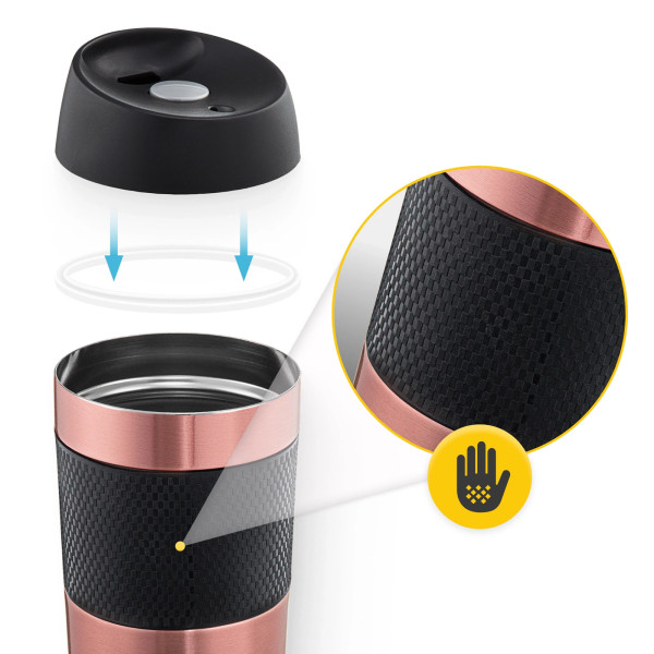 Kubek termiczny Mountain Goat TRAVEL 450ml różowy