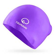 Czepek na basen Tsunami unisex fioletowy