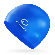 Czepek na basen unisex Tsunami PRO niebieski