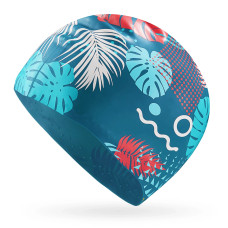 Czepek na basen damski Tsunami LEAFS