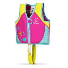 Kamizelka do pływania Tsunami dla dzieci 3-6 lat różowa