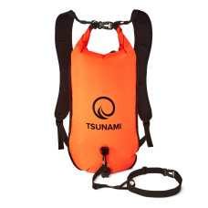 Bojka asekuracyjna do pływania Tsunami dmuchana 3w1 TSUNAMI