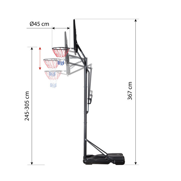 Kosz do koszykówki Nils ZDK020