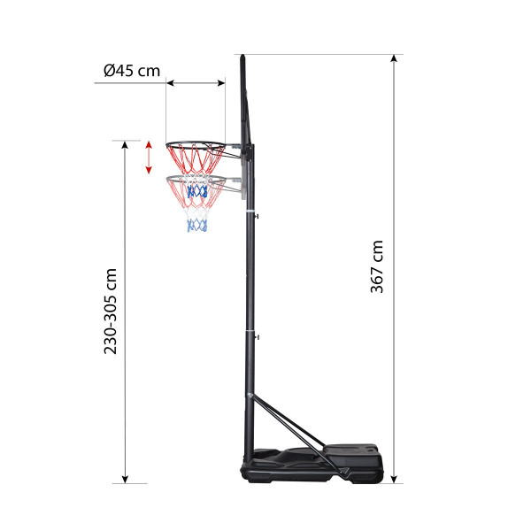 Kosz do koszykówki Nils ZDKA21