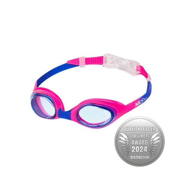 Okularki dziecięce Nils Aqua NQG170AF, różowy/niebieski