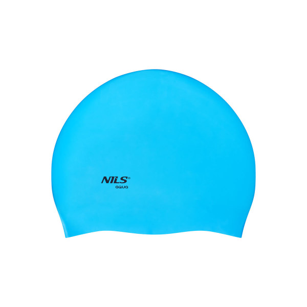 Czepek silikonowy Nils Aqua NQC BL02, niebieski