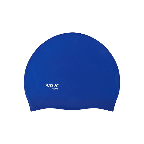 Czempeki silikonowy Nils Aqua NQC BL04, jednokolorowy ciemnoniebieski