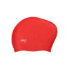 Czepek silikonowy do długich włosów Nils Aqua NQC, jednokolorowy czerwony