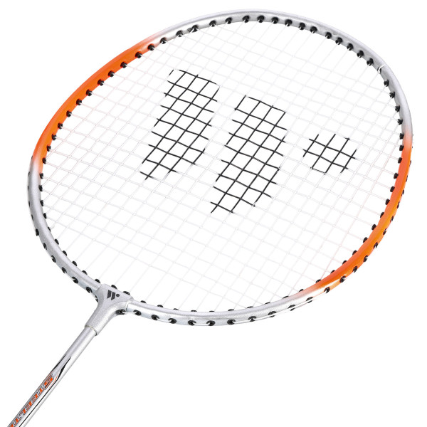 Rakiety do badmintona SteelTec 216K, zestaw + lotki 3szt Wish