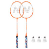 Zestaw do badmintona aluminium Nils NRZ2051, 2 rakiety + 3 lotki + pokrowiec