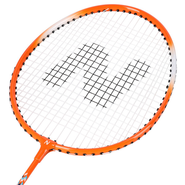 Zestaw do badmintona aluminium Nils NRZ2051, 2 rakiety + 3 lotki + pokrowiec