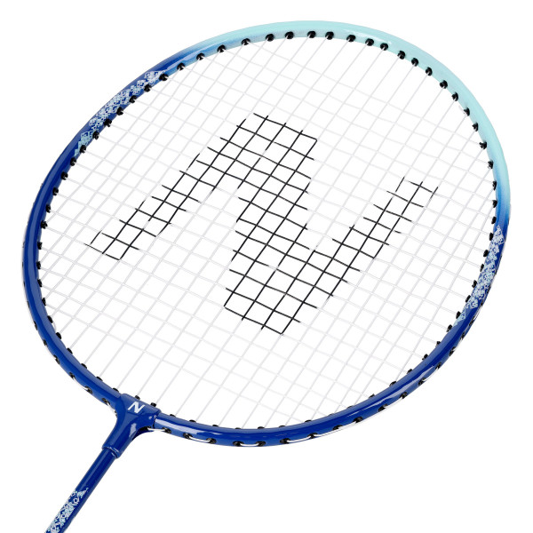 Zestaw aluminiowych rakiet do badmintona + 3 lotki + pokrowiec 1/2 Nils NRZ210