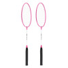 Zestaw rakiet różowy do badmintona + lotka Nils NRZ001, różowe