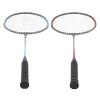 Zestaw do badmintona 2 rakiety + lotka Nils NRZ002, Steel