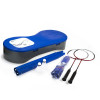 Zestaw 2w1 siatka do badminton + tenis ziemny Nils ZSB2, 2 rakiety, 2 lotki, walizka