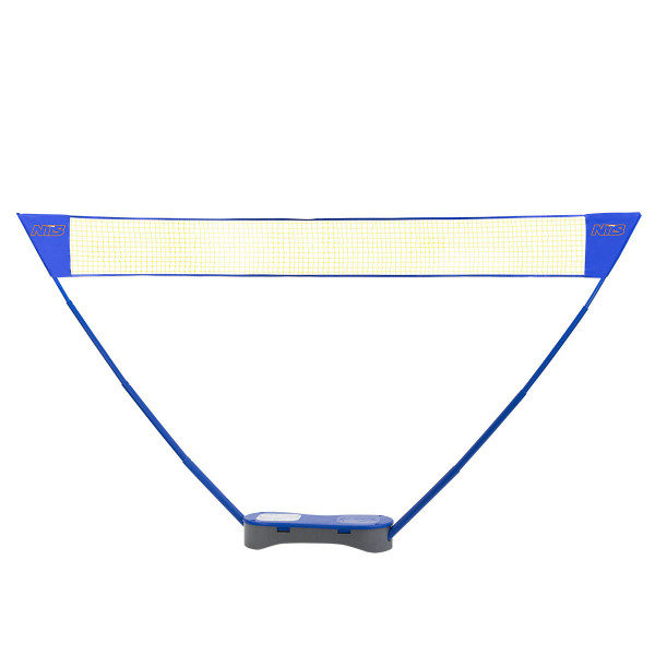 Zestaw 2w1 siatka do badminton + tenis ziemny Nils ZSB2, 2 rakiety, 2 lotki, walizka