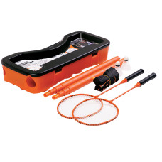 Zestaw do badmintona 2 rakiety + 2 lotki + siatka + walizka Nils ZSB1