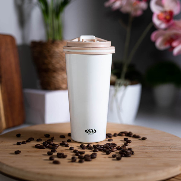 Kubek termiczny Nils CAMP NCB18, biały