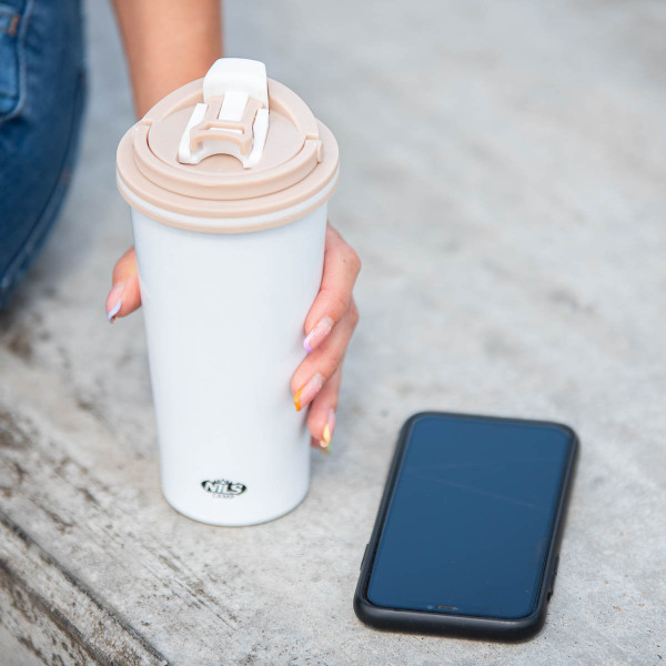 Kubek termiczny Nils CAMP NCB18, biały