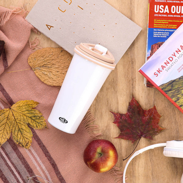 Kubek termiczny Nils CAMP NCB18, biały