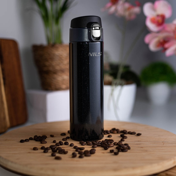 Kubek termiczny czarny Nils NCB28