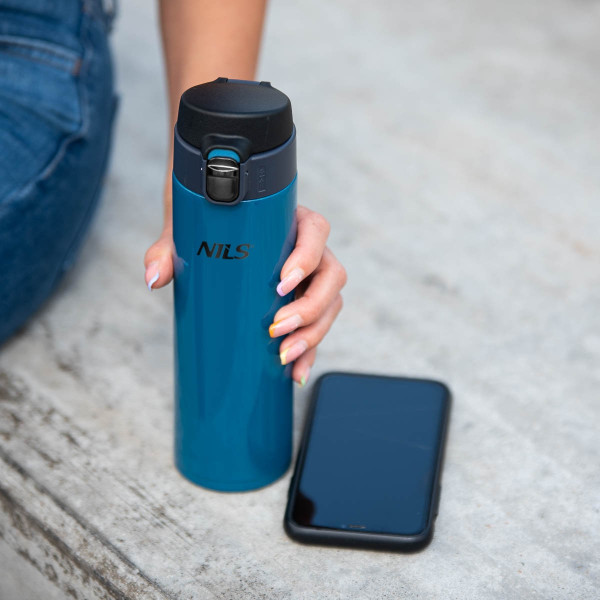 Kubek termiczny niebieski Nils NCB28