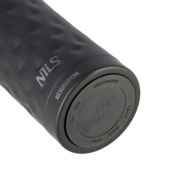 Kubek termiczny czarny Nils NCB44
