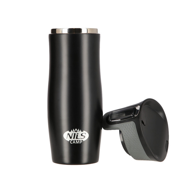 Kubek termiczny Nils NCC03, czarny, Nils Camp