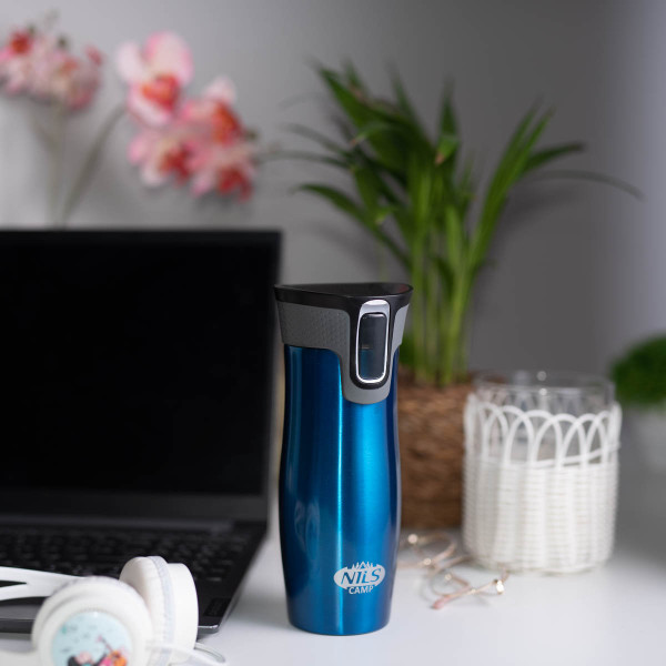 Kubek termiczny niebieski Nils NCC03, Camp