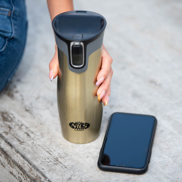 Kubek termiczny złoty Nils NCC03, Nils Camp