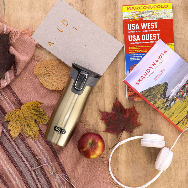 Kubek termiczny złoty Nils NCC03, Nils Camp