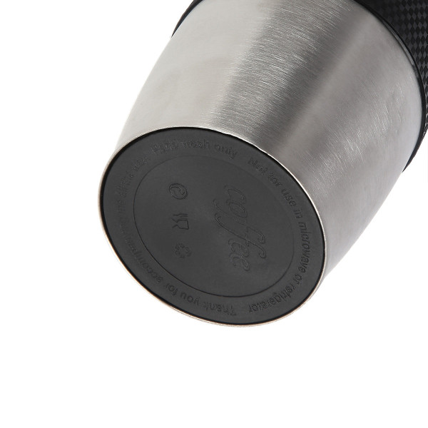 Kubek termiczny Nils Camp NCC05, czarno-srebrny