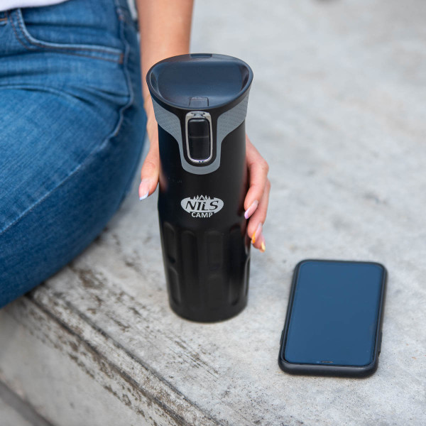 Kubek termiczny czarny Nils Camp NCC06