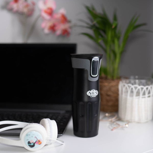 Kubek termiczny czarny Nils Camp NCC06