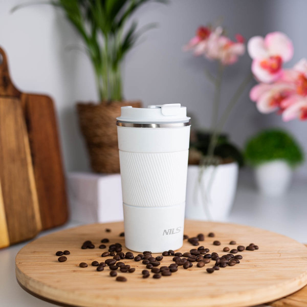 Kubek termiczny biały Nils NCC09