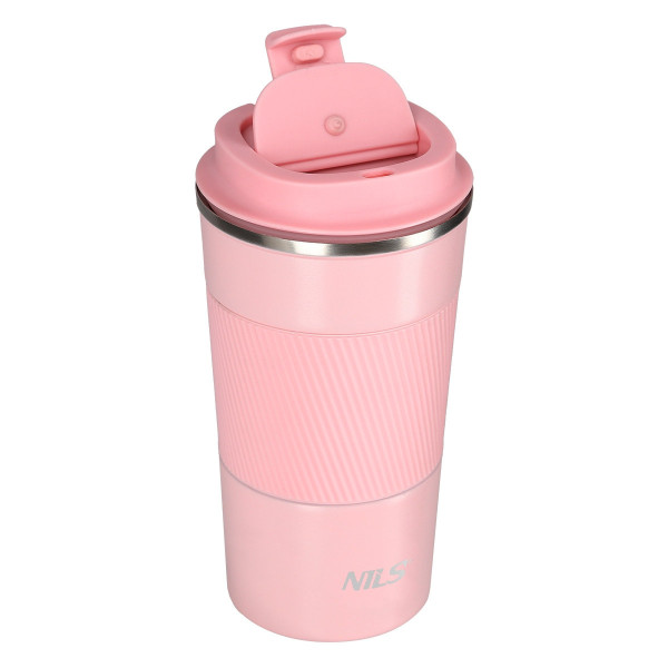 Kubek termiczny różowy Nils NCC09