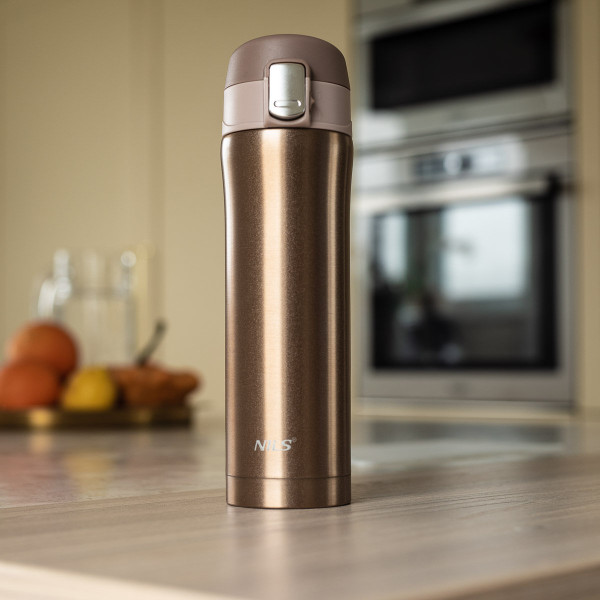 Kubek termiczny złoty Nils NCB10