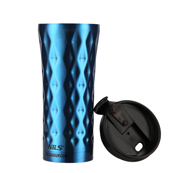 Kubek termiczny niebieski Nils NCB44