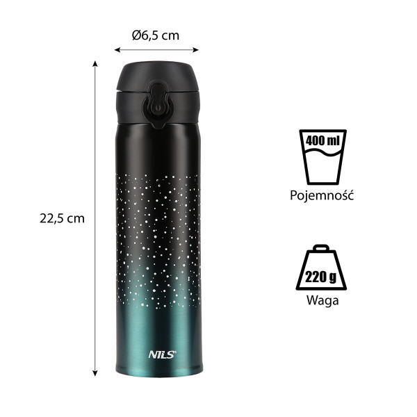 Kubek termiczny morski Nils NCB11