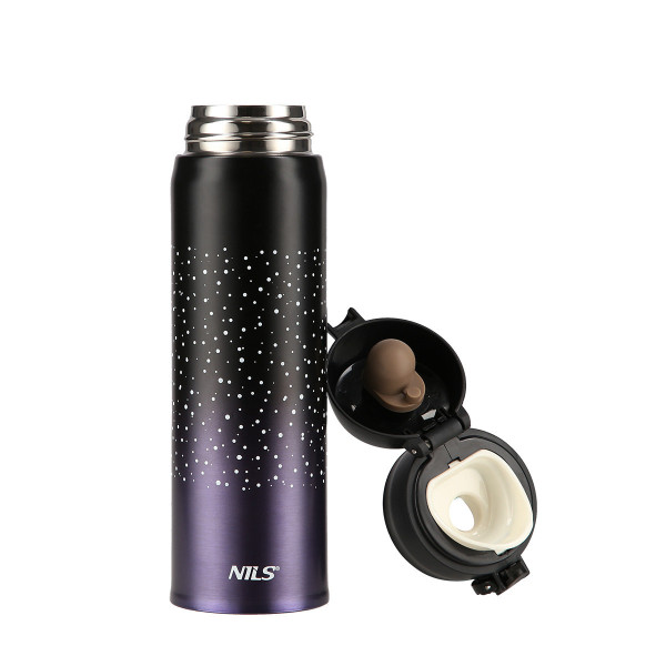 Kubek termiczny fioletowy Nils NCB11