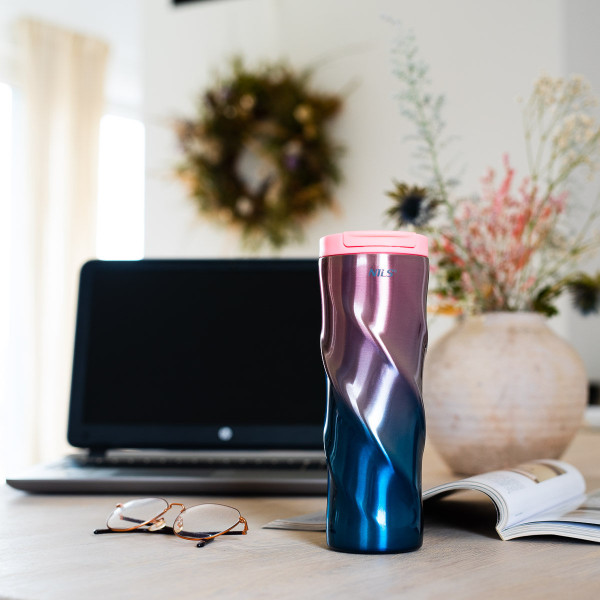 Kubek termiczny różowy Nils NCB22