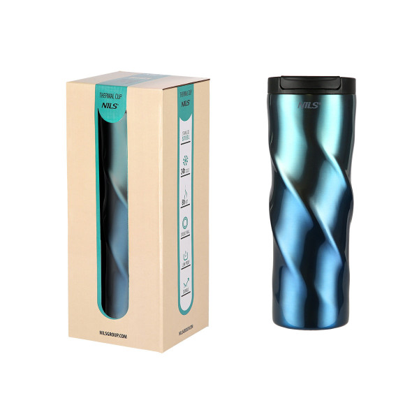 Kubek termiczny niebieski Nils NCB22