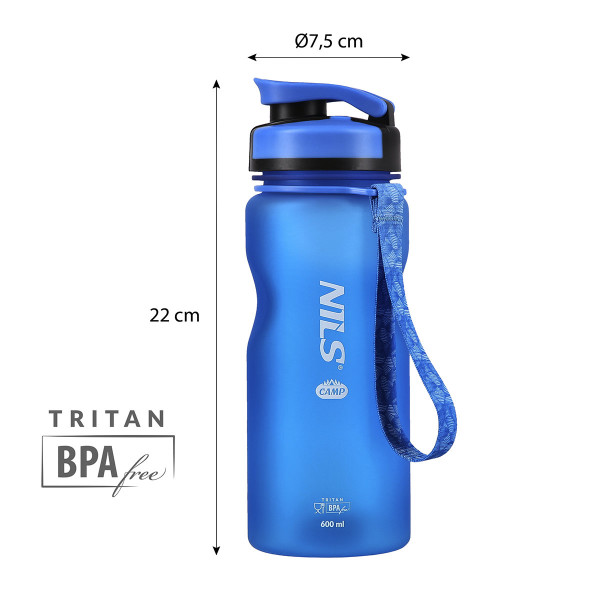 Butelka tritanowa Nils Camp NC1740, niebieska