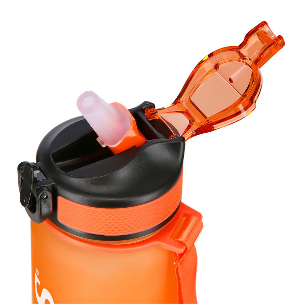 Butelka pomarańczowo-niebieska tritanowa Nils Camp NCD68