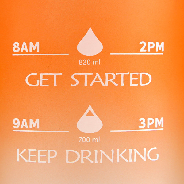 Butelka pomarańczowo-niebieska tritanowa Nils Camp NCD68