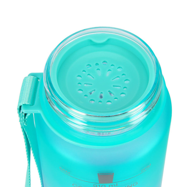 Butelka zielono-różowa tritanowa Nils Camp NCD04