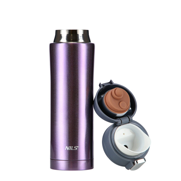 Kubek termiczny fioletowy Nils NCB10